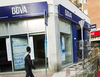 Sucursal del banco BBVA.